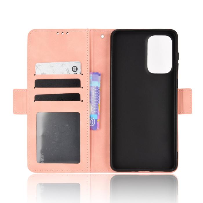 Bild 6,  Samsung Galaxy A53 5G Fodral Avtagbart Kortfodral Ljus Rosa - Teknikhallen.se
