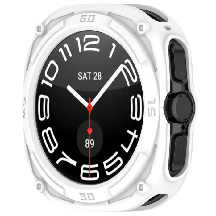 Bild 5,  Galaxy Watch Ultra (2025) / 47 mm Skal TPU Vit - Teknikhallen.se