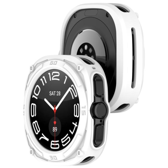 Bild 6,  Galaxy Watch Ultra (2025) / 47 mm Skal TPU Vit - Teknikhallen.se