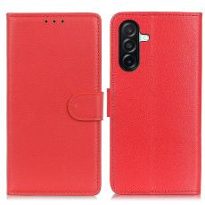  Samsung Galaxy A27 5G Fodral PU L&auml;der R&ouml;d - Teknikhallen.se