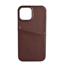 Buffalo Buffalo iPhone 13 Mini Mobilskal Kortfack &Auml;kta L&auml;der Brun - Teknikhallen.se