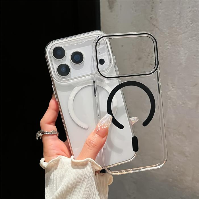 Bild 3,  iPhone 17 Pro Skal MagSafe Transparent / Vit - Teknikhallen.se