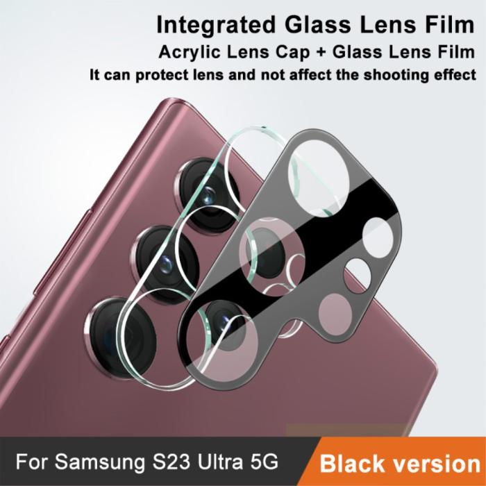 Bild 2, IMAK IMAK Galaxy S23 Ultra Linsskydd Akryl/Härdat Glas Svart - Teknikhallen.se