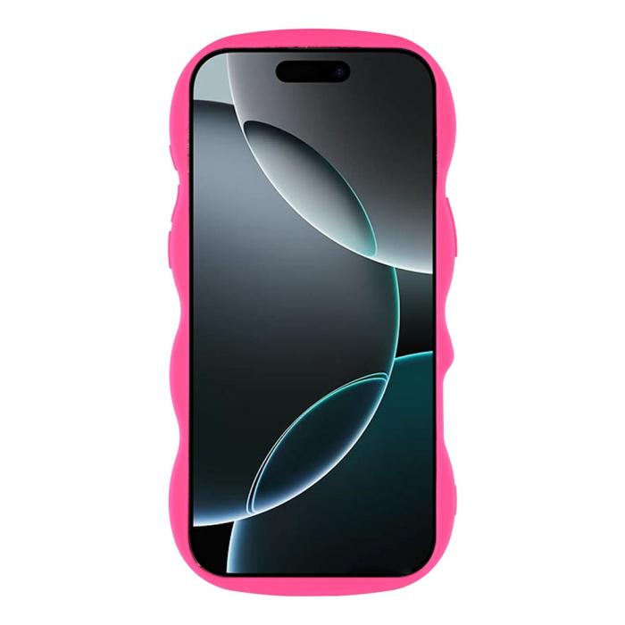 Bild 2,  iPhone 17 Pro Max Mobilskal Wavy Rosa - Teknikhallen.se