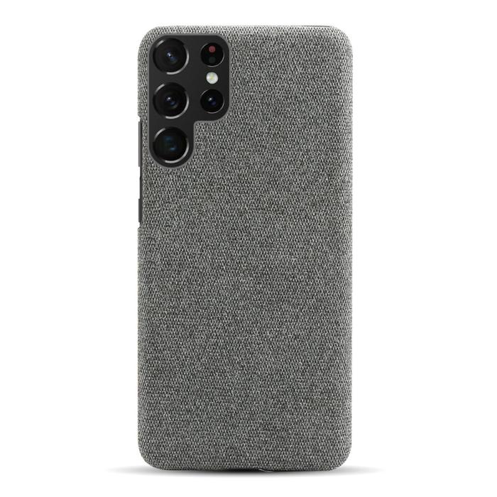 Bild 5, KSQ KSQ Samsung Galaxy S22 Ultra Skal Läderbelagt Grå - Teknikhallen.se