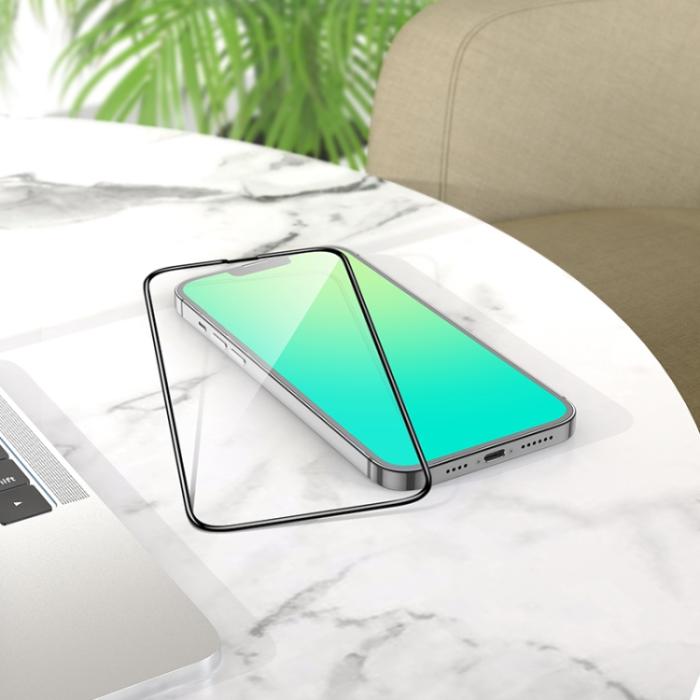 Bild 5, HOCO HOCO iPhone 14 Plus / 13 Pro Max Skärmskydd Nano 3D Heltäckande - Teknikhallen.se