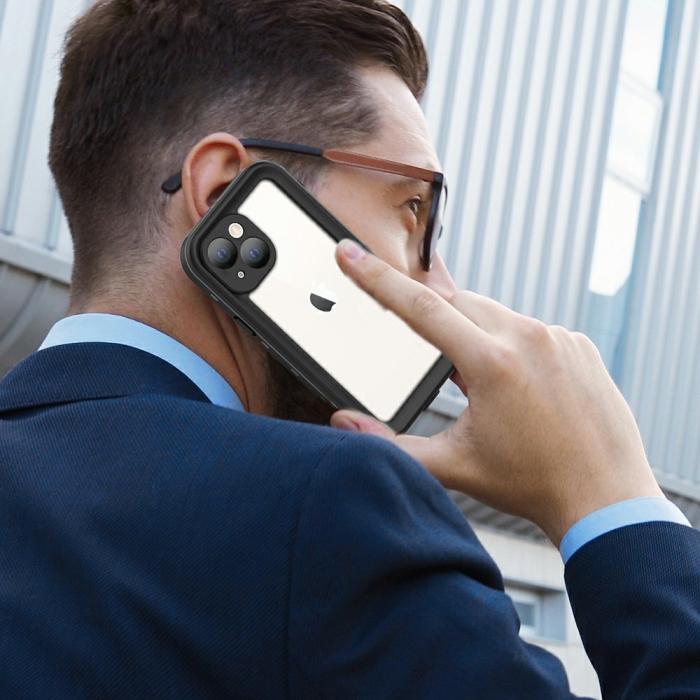Bild 6, REDPEPPER REDPEPPER iPhone 13 Mini Skal 360 Vattentätt IP68 Mörk Grå - Teknikhallen.se