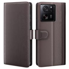  Xiaomi 13T / 13T Pro Fodral Premium &Auml;kta L&auml;der Brun - Teknikhallen.se