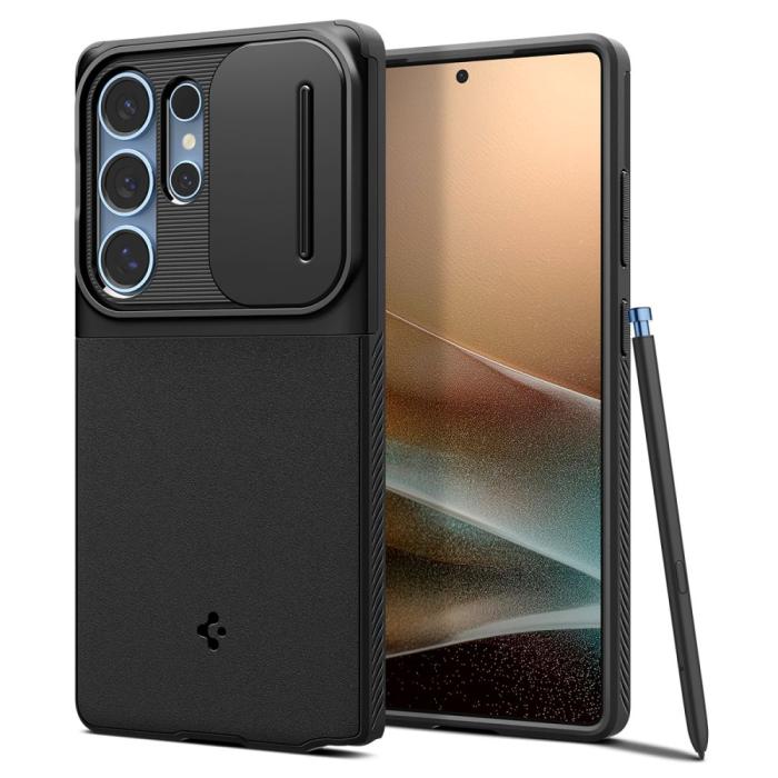 Bild 2, Spigen Spigen Galaxy S25 Ultra Skal Optik Armor Svart - Teknikhallen.se