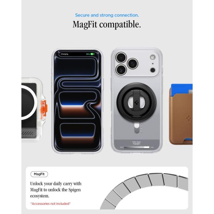 Bild 6, Spigen Spigen iPhone 18 Pro / 17 Pro Skal MagSafe Ultra Hybrid - Teknikhallen.se
