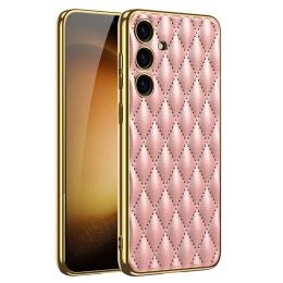 GKK GKK Galaxy S24 Plus Skal Diamond Hybrid Läder Rosa - Teknikhallen.se