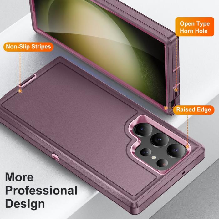 Bild 2,  Galaxy S24 Ultra Skal Xtreme Shockproof Hybrid Lila/Rosa - Teknikhallen.se