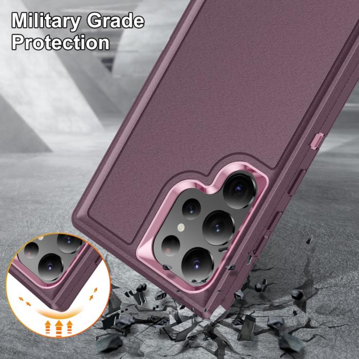 Bild 5,  Galaxy S24 Ultra Skal Xtreme Shockproof Hybrid Lila/Rosa - Teknikhallen.se