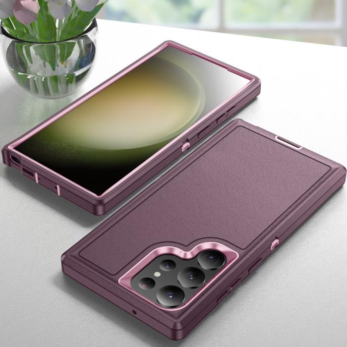 Bild 6,  Galaxy S24 Ultra Skal Xtreme Shockproof Hybrid Lila/Rosa - Teknikhallen.se