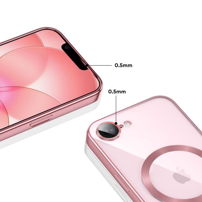 Bild 4, Tech-Protect Tech-Protect iPhone 17e / 16e Skal MagSafe MagFlex Roséguld - Teknikhallen.se