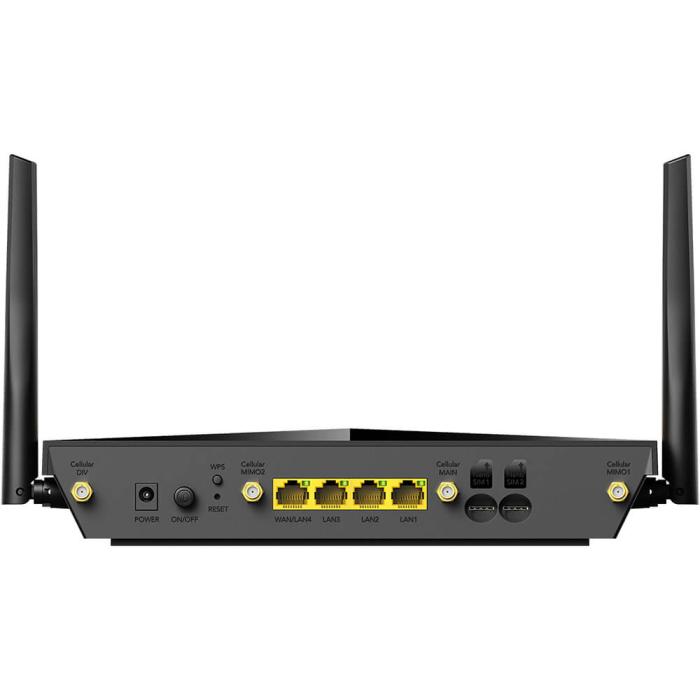 Bild 4, Cudy Cudy 4G Router LT12 Cat 12 AC1200 Gigabit Dual-SIM Svart - Teknikhallen.se