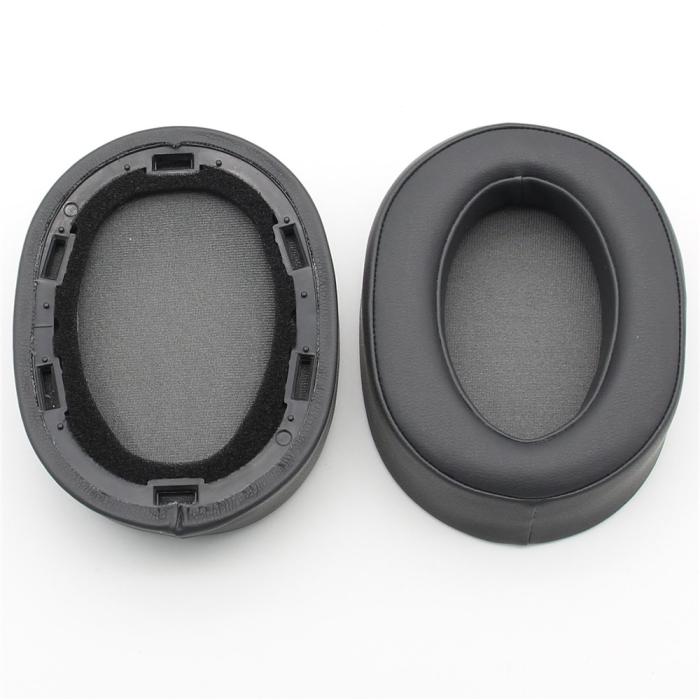 Bild 2,  Öronkuddar För Sony MDR-100ABN/WH-H900N Svart - Teknikhallen.se