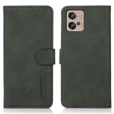 KHAZNEH KHAZNEH Motorola Moto G32 Fodral L&auml;der Gr&ouml;n - Teknikhallen.se