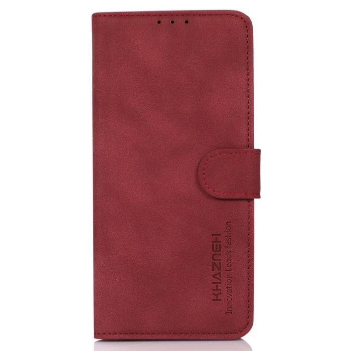 Bild 6, KHAZNEH KHAZNEH Motorola Moto G32 Fodral Läder Röd - Teknikhallen.se