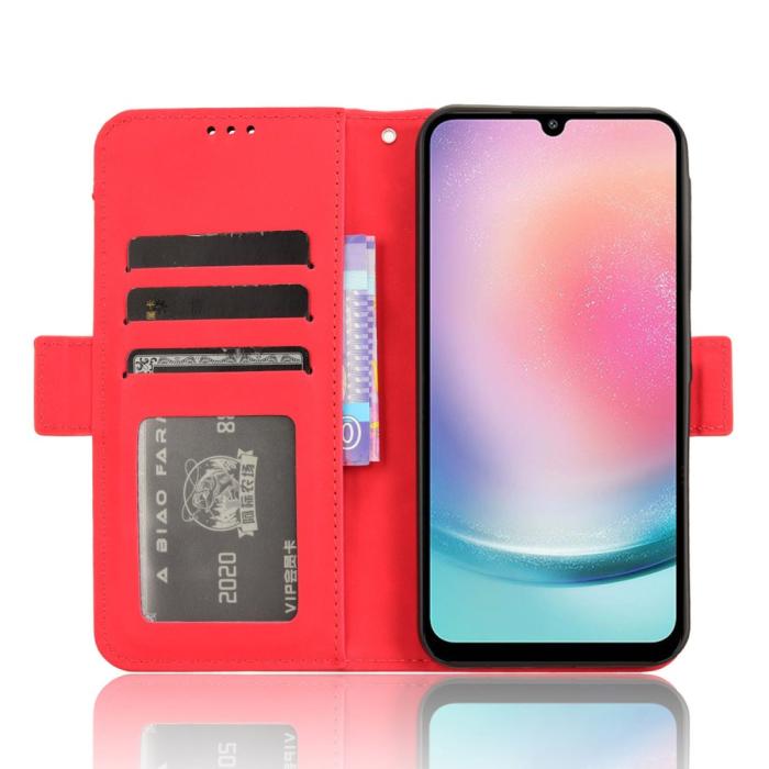 Bild 3,  Samsung Galaxy A25 5G Fodral Med Avtagbart Kortfodral Röd - Teknikhallen.se