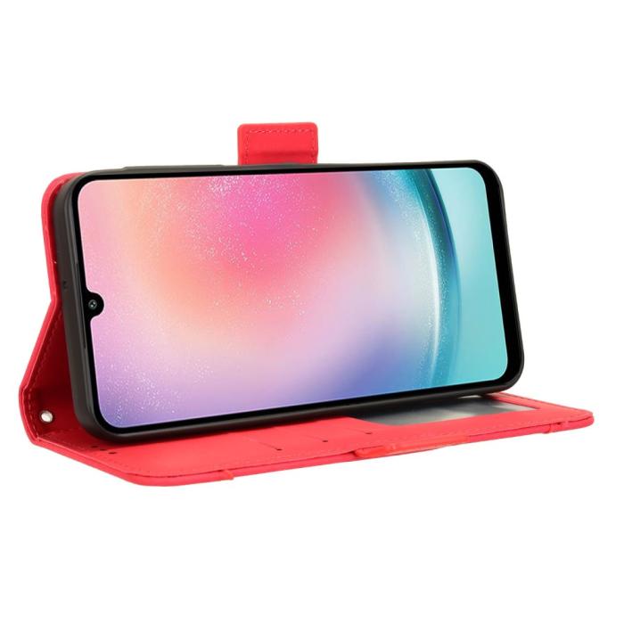 Bild 4,  Samsung Galaxy A25 5G Fodral Med Avtagbart Kortfodral Röd - Teknikhallen.se