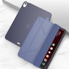  iPad Air 2026-2020 / Pro 11 2018 Fodral Tri-Fold M&ouml;rk Bl&aring; - Teknikhallen.se