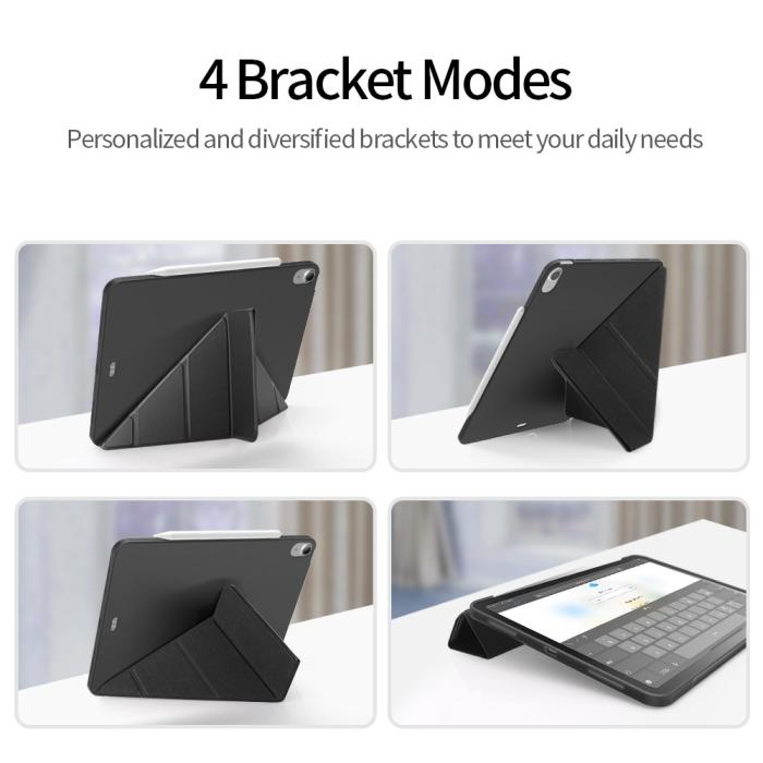 Bild 3,  iPad Air 2026-2020 / Pro 11 2018 Fodral Tri-Fold Svart - Teknikhallen.se