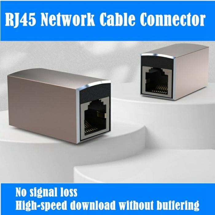 Bild 3,  Cat8/Cat7/Cat6/Cat5 RJ45 Nätverksadapter - Teknikhallen.se