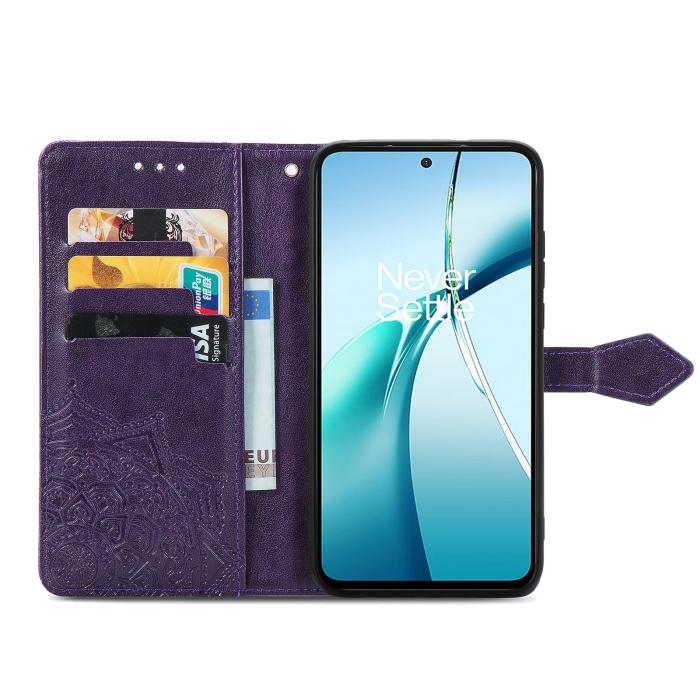 Bild 4,  Motorola Moto G56 5G Fodral Mandala Läder Lila - Teknikhallen.se