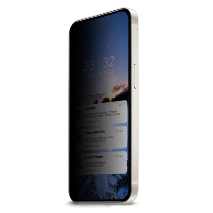 Bild 3,  Samsung Galaxy S23 Plus Skärmskydd Härdat Glas Privacy - Teknikhallen.se