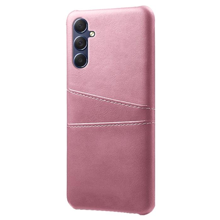 Bild 2,  Samsung Galaxy A15 5G Skal Läderbelagt Med Kortfack Roséguld - Teknikhallen.se