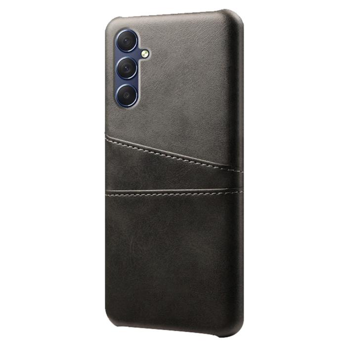 Bild 2,  Samsung Galaxy A15 5G Skal Läderbelagt Med Kortfack Svart - Teknikhallen.se