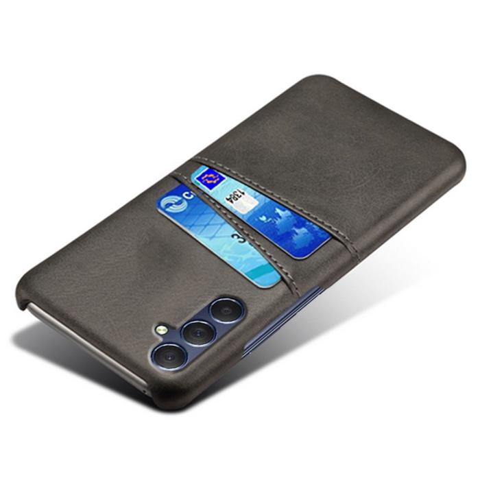 Bild 3,  Samsung Galaxy A15 5G Skal Läderbelagt Med Kortfack Svart - Teknikhallen.se