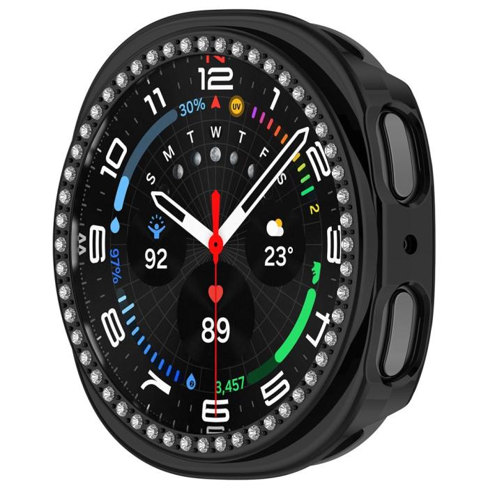 Bild 2,  Samsung Galaxy Watch 8 40 mm Skal Strass Svart - Teknikhallen.se