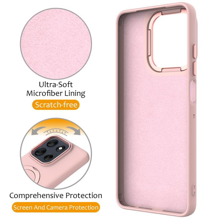 Bild 3,  Motorola Edge 60 Pro Skal MagSafe Kickstand Hybrid Rosa - Teknikhallen.se