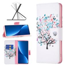  Xiaomi 12 Pro Fodral Med Tryck Blommigt Tr&auml;d - Teknikhallen.se