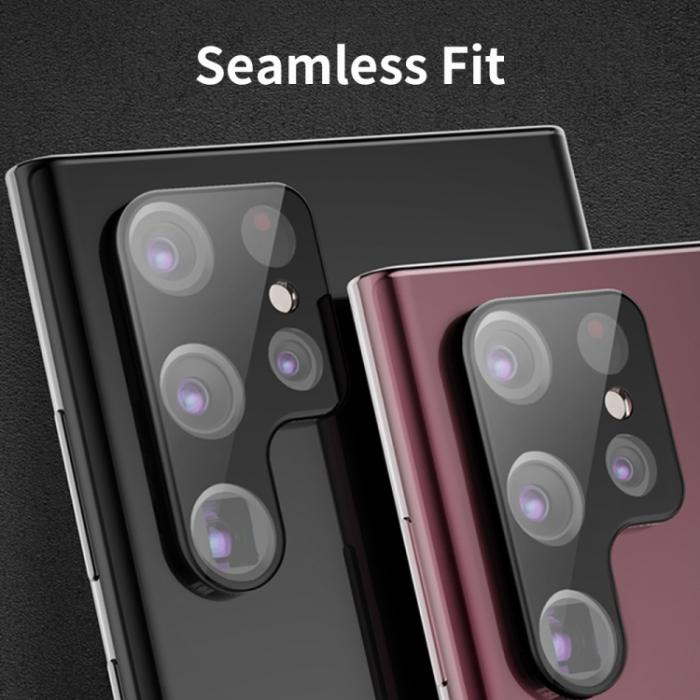 Bild 4, ENKAY ENKAY Samsung Galaxy S22 / S22 Plus Linsskydd Härdat Glas Svart - Teknikhallen.se