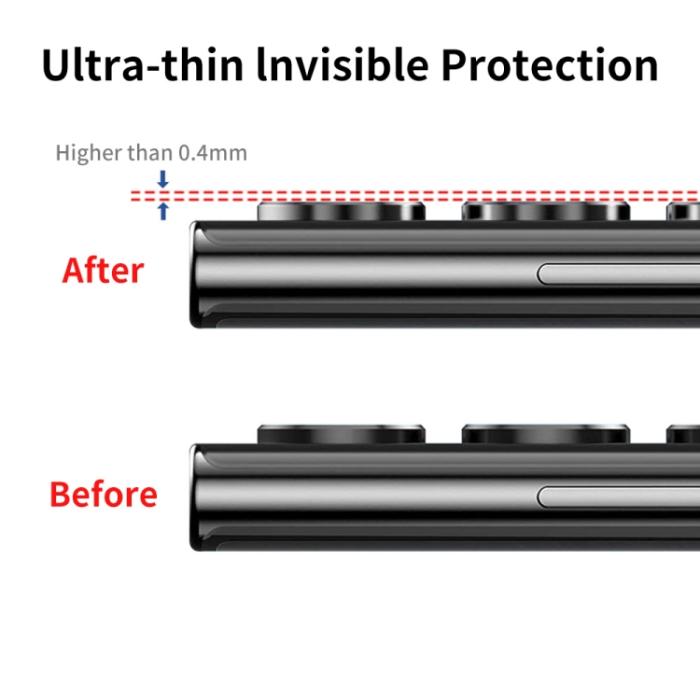 Bild 5, ENKAY ENKAY Samsung Galaxy S22 / S22 Plus Linsskydd Härdat Glas Svart - Teknikhallen.se