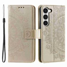  Samsung Galaxy S23 Fodral Mandala L&auml;der Guld - Teknikhallen.se