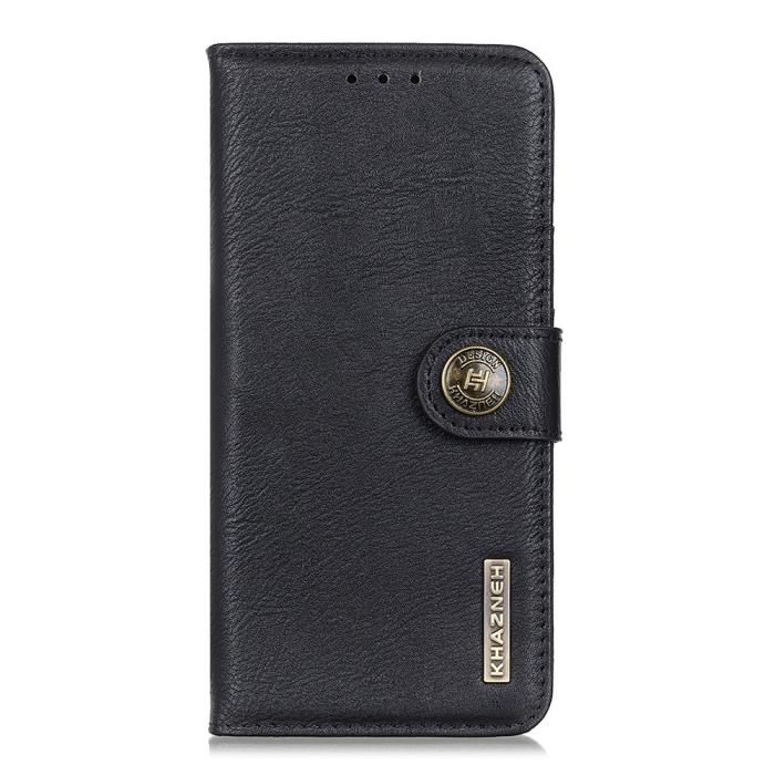 Bild 2, KHAZNEH KHAZNEH Xiaomi Redmi 9C Fodral Läder Svart - Teknikhallen.se