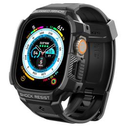 Spigen Spigen Apple Watch Ultra 49 mm Skal/Armband Rugged Armor 'Pro' Svart - Teknikhallen.se