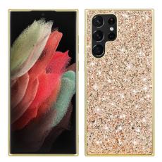  Galaxy S24 Ultra Skal Sparkling Glitter Guld - Teknikhallen.se