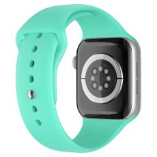 ColorPop Apple Watch 42/44/45/46/49 mm Silikon Armband (M/L) Mintgr&ouml;n - Teknikhallen.se