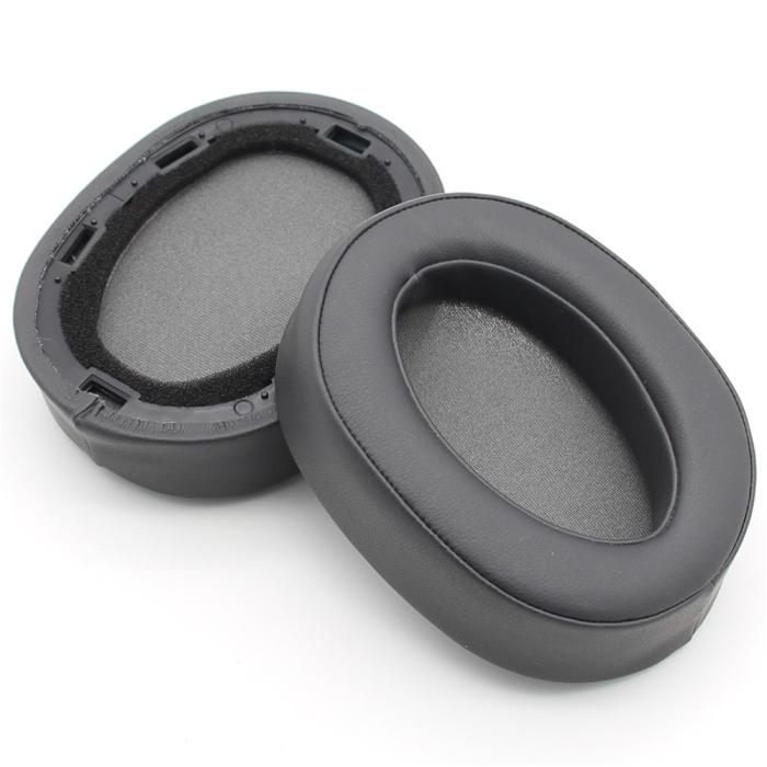 Bild 4,  Öronkuddar För Sony MDR-100ABN/WH-H900N Svart - Teknikhallen.se