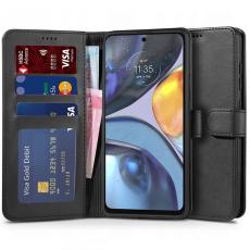Tech-Protect Tech-Protect Motorola Moto G22/E32/E32s Fodral L&auml;der Svart - Teknikhallen.se