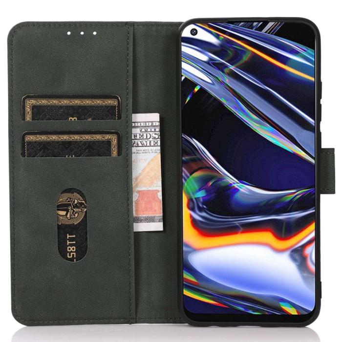 Bild 3, KHAZNEH KHAZNEH Motorola Moto G32 Fodral Läder Grön - Teknikhallen.se