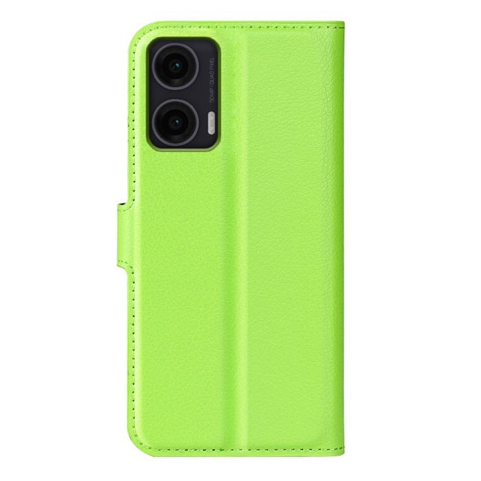 Bild 6,  Motorola Moto G35 5G Fodral Litchi Läder Grön - Teknikhallen.se