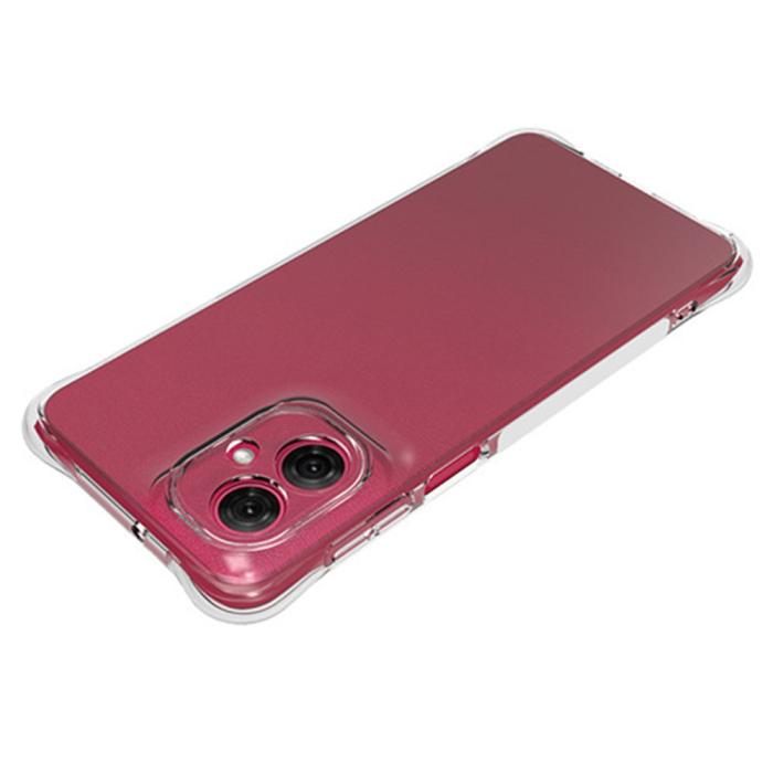 Bild 3,  Motorola Moto G55 5G Skal TPU Shockproof Transparent - Teknikhallen.se