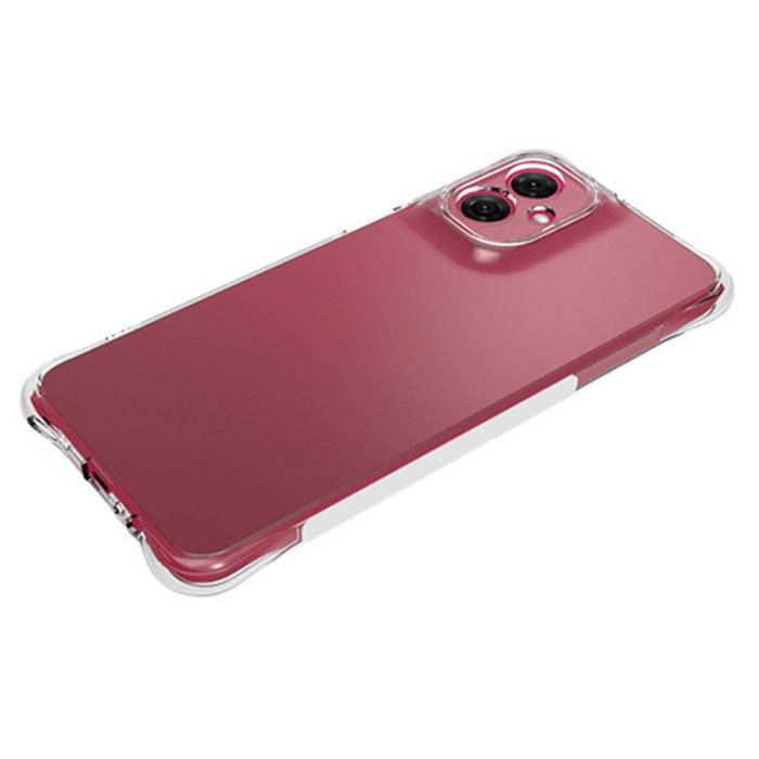 Bild 4,  Motorola Moto G55 5G Skal TPU Shockproof Transparent - Teknikhallen.se