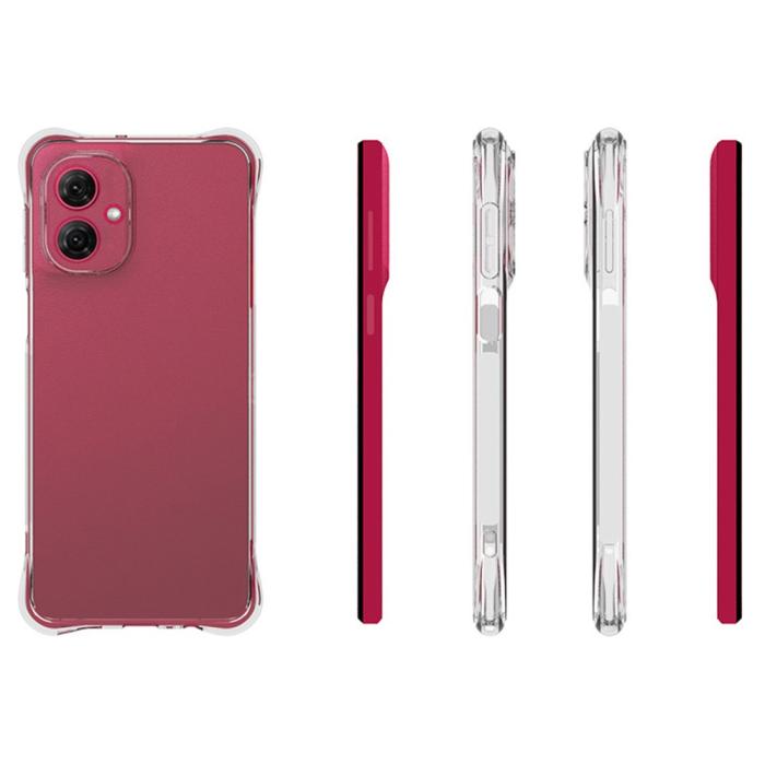 Bild 5,  Motorola Moto G55 5G Skal TPU Shockproof Transparent - Teknikhallen.se